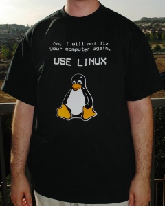 Use Linux T-Shirt in Real Life